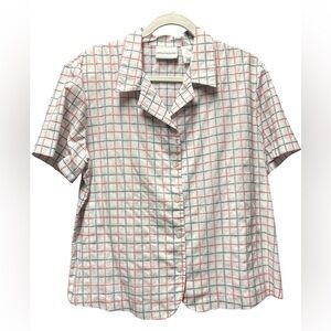 Vintage women’s button up Alfred Dunner Blouse